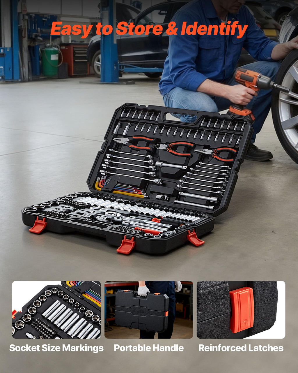 314-Piece Mechanic Tool Set with Storage Case Y26822