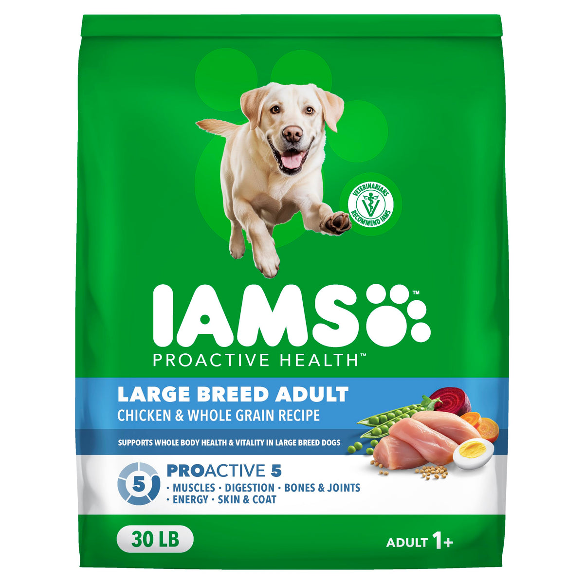 Large Breed Chicken Dry Dog Food 30 lb L4788