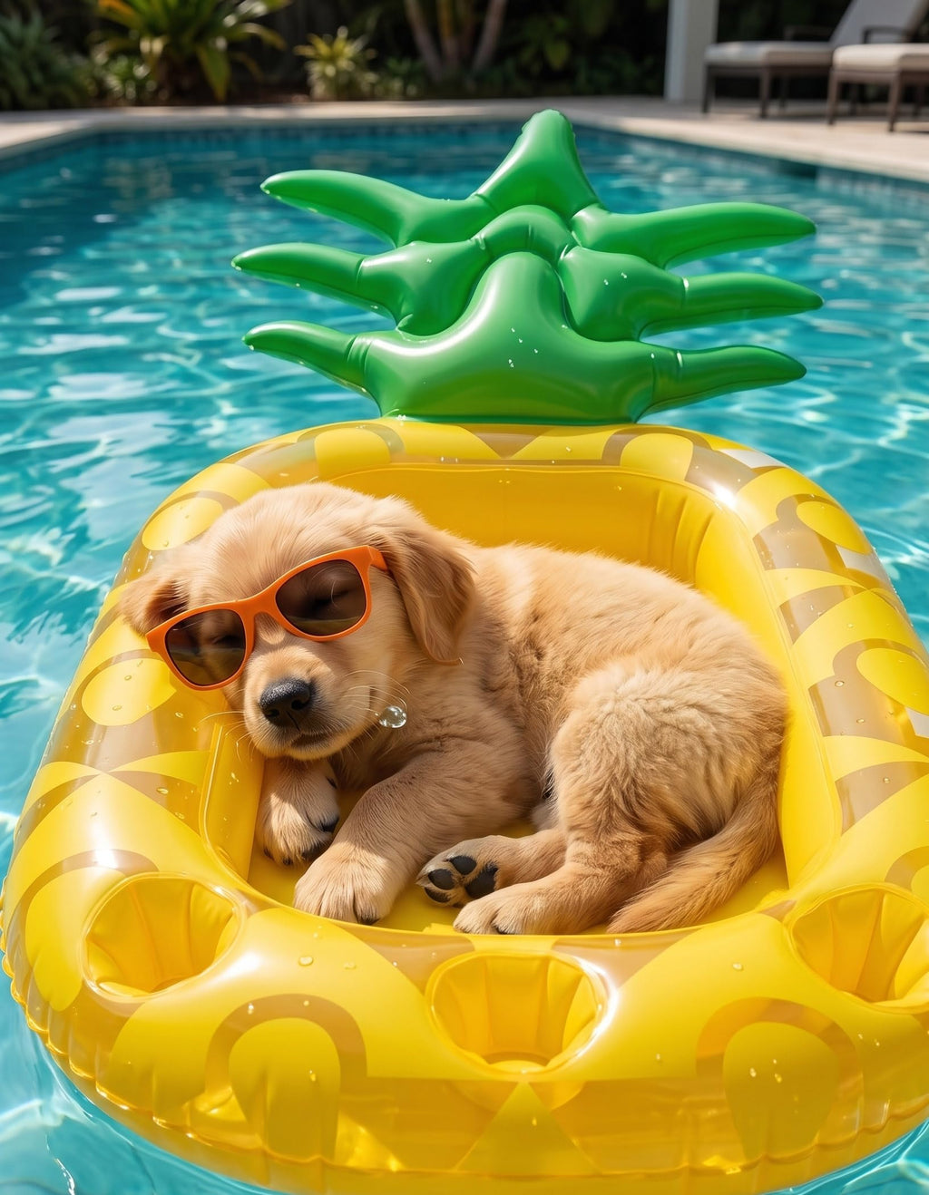 Inflatable Pineapple Drink Holder W586