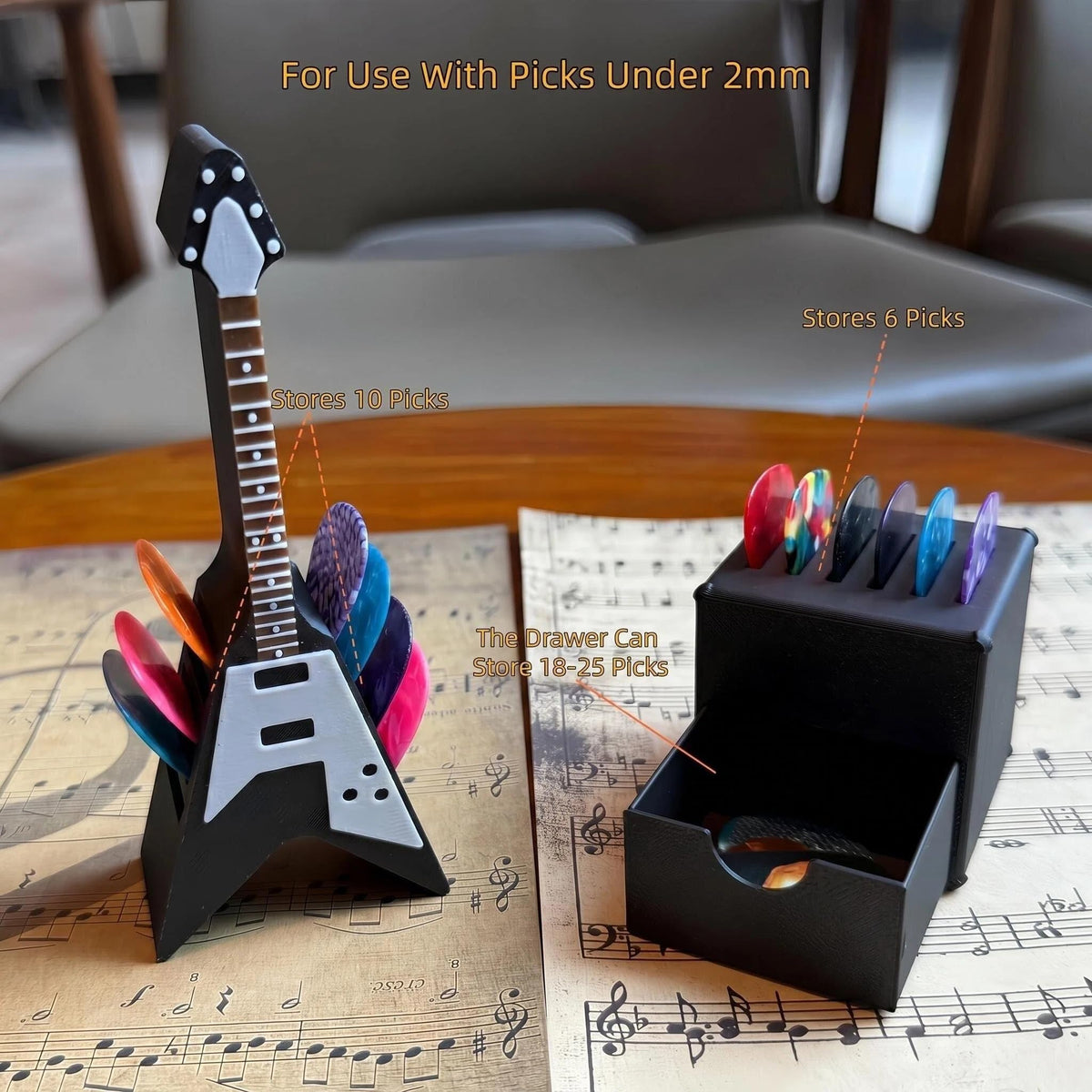 Guitar Picks Holder Box Set L627441