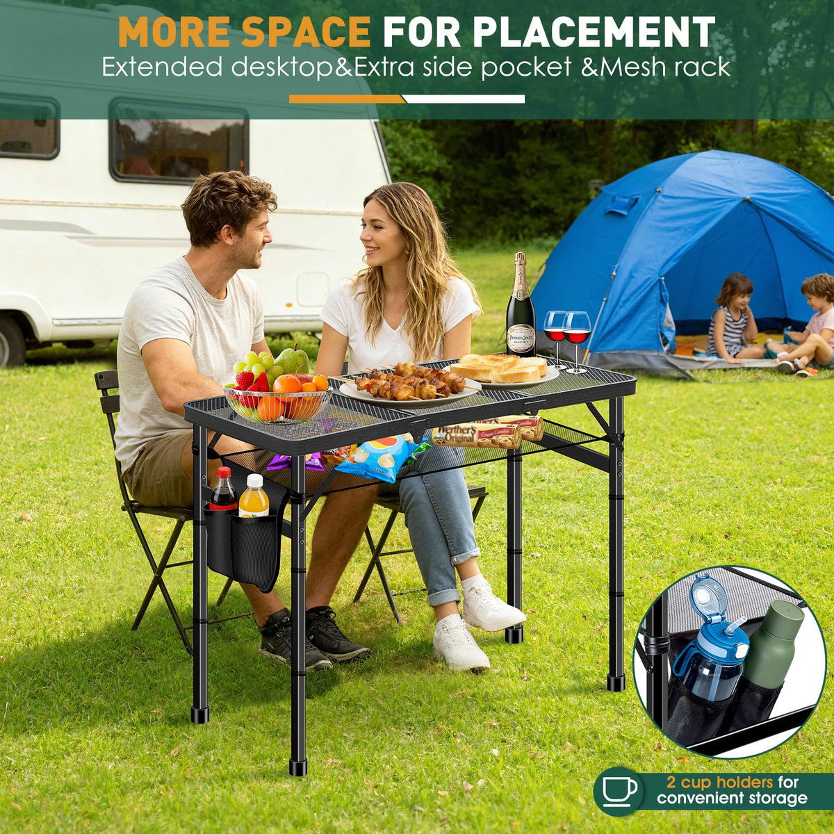 3ft Aluminum Folding Camping Table V28707