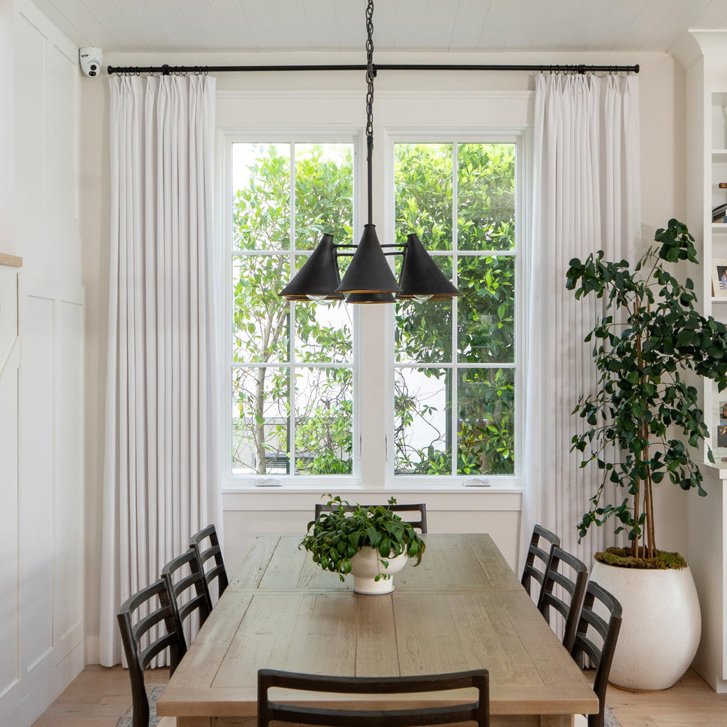 Linen Pinch Pleated Blackout Curtain 1 Panel X459502