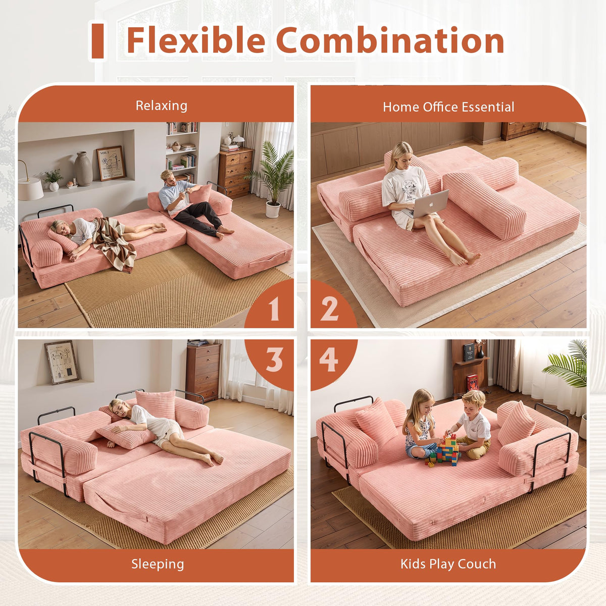 Convertible Futon Sofa Bed D873039