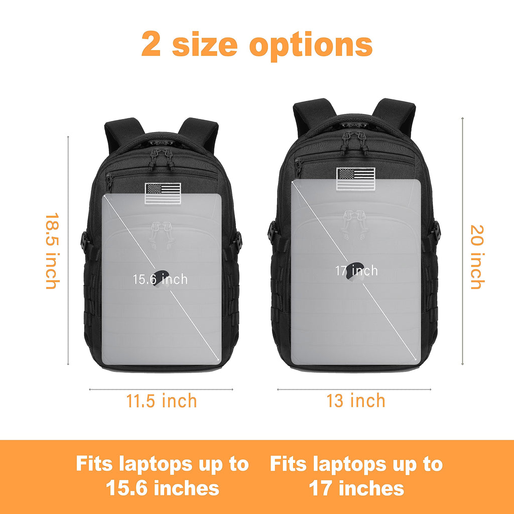 Black Small Tactical Backpack V481463