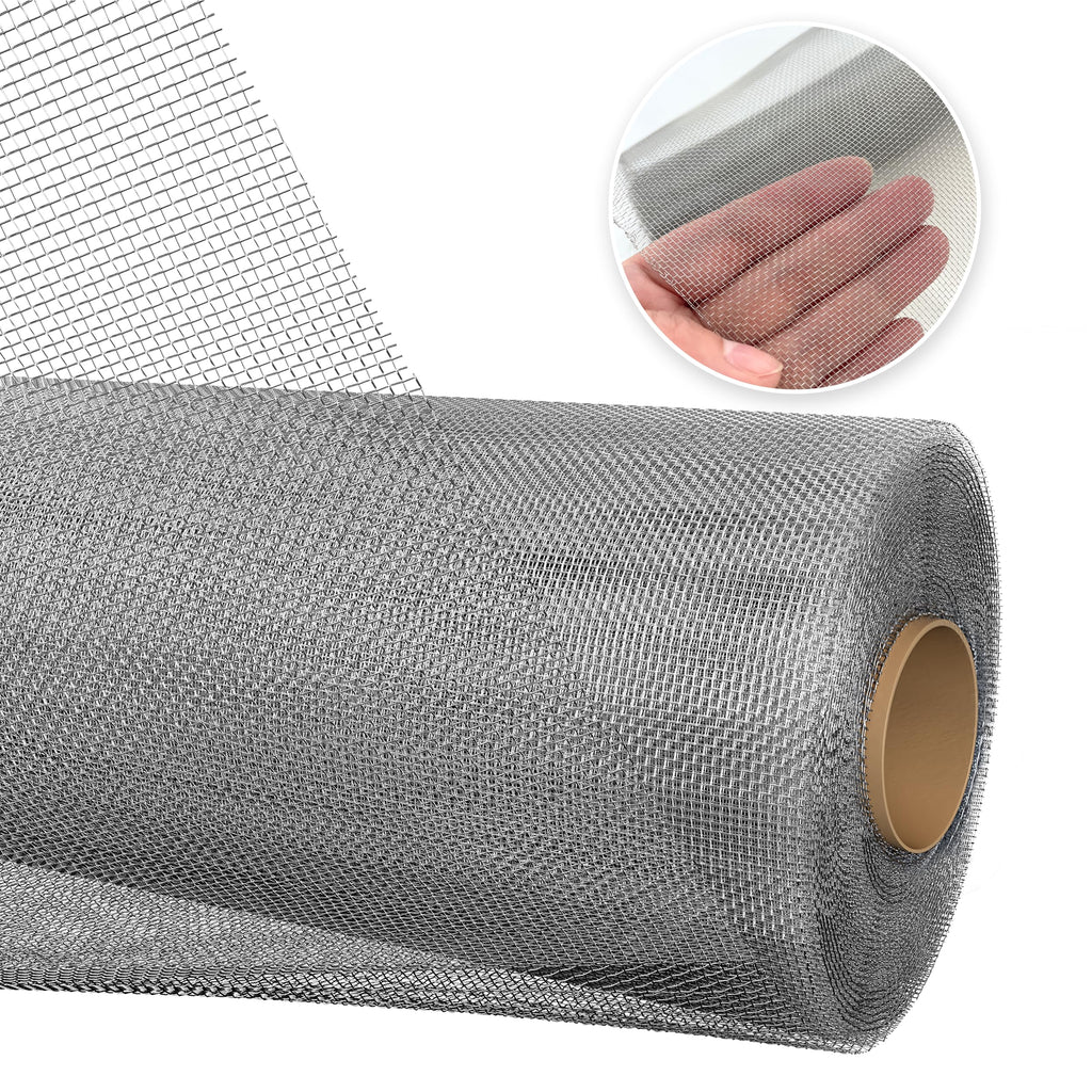 Stainless-Steel Wire Mesh Screen 50"x120" 30 Mesh X97600